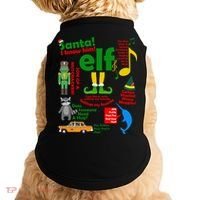 Funny Elf Santa Knows Him Christmas Doggie Tank thumb 0