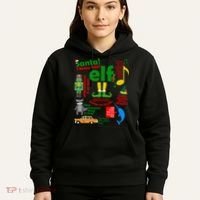 Funny Elf Santa Knows Him Christmas Hoodie thumb 5