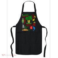 Funny Elf Santa Knows Him Christmas Apron thumb 0