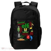 Funny Elf Santa Knows Him Christmas Backpack thumb 0