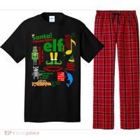 Funny Elf Santa Knows Him Christmas Pajama Set thumb 0