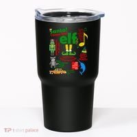 Funny Elf Santa Knows Him Christmas Tumbler thumb 0
