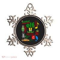Funny Elf Santa Knows Him Christmas Ornament thumb 0