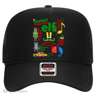 Funny Elf Santa Knows Him Christmas Hat