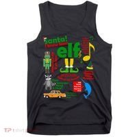 Funny Elf Santa Knows Him Christmas Tank Top thumb 0