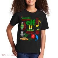 Funny Elf Santa Knows Him Christmas Kids T-Shirt thumb 2