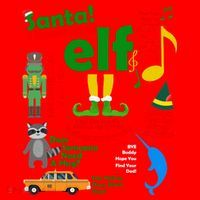 Funny Elf Santa Knows Him Christmas Santa Hat thumb 1