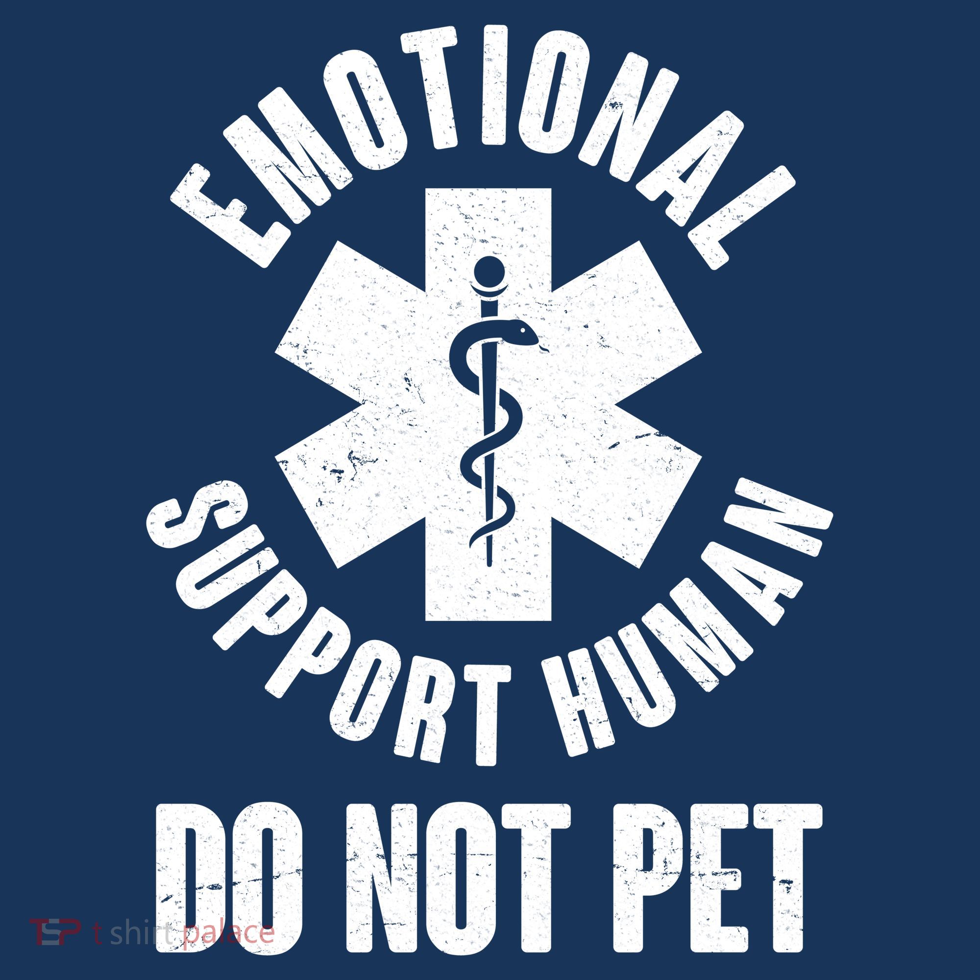 Funny Emotional Support Human Do No Pet Mousepad