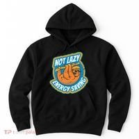 Funny Energy Saving Sloth Hoodie thumb 0