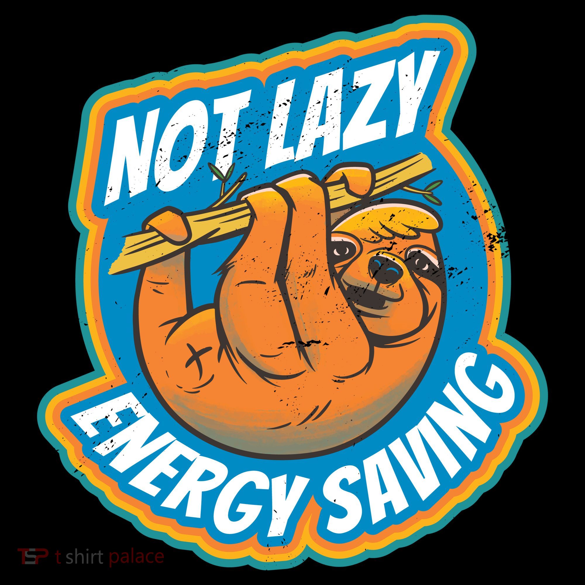Funny Energy Saving Sloth Long Sleeve Shirt