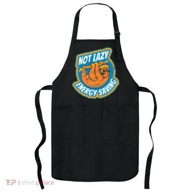 Funny Energy Saving Sloth Apron