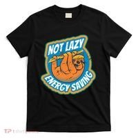 Funny Energy Saving Sloth T-Shirt thumb 0