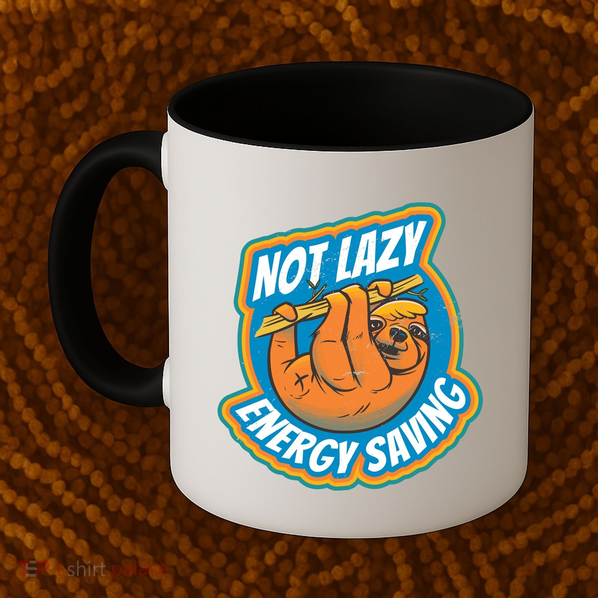 Funny Energy Saving Sloth Coffee Mug