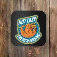 Funny Energy Saving Sloth Coaster thumb 0