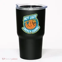 Funny Energy Saving Sloth Tumbler thumb 0