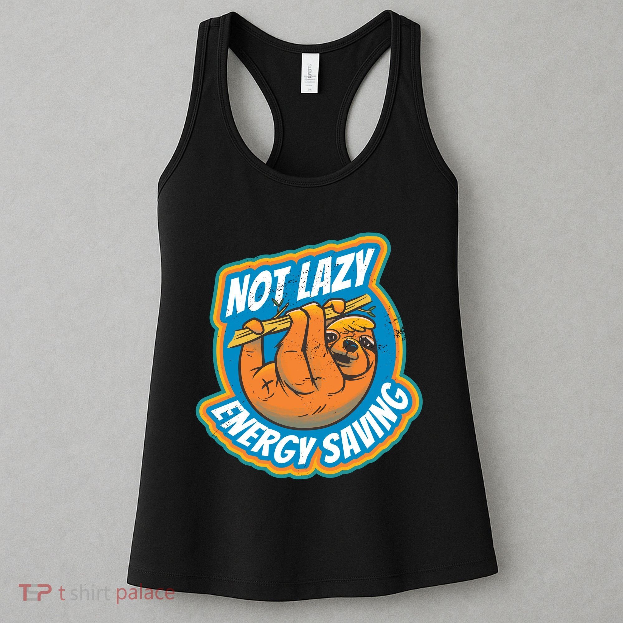 Funny Energy Saving Sloth Women's Tank Top