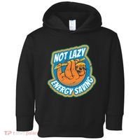 Funny Energy Saving Sloth Toddler Hoodie thumb 0