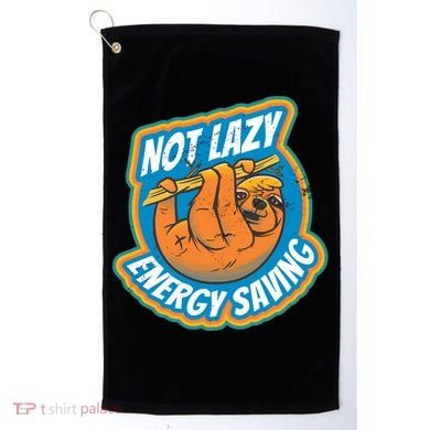 Funny Energy Saving Sloth Golf Towel
