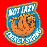 Funny Energy Saving Sloth Santa Hat thumb 1