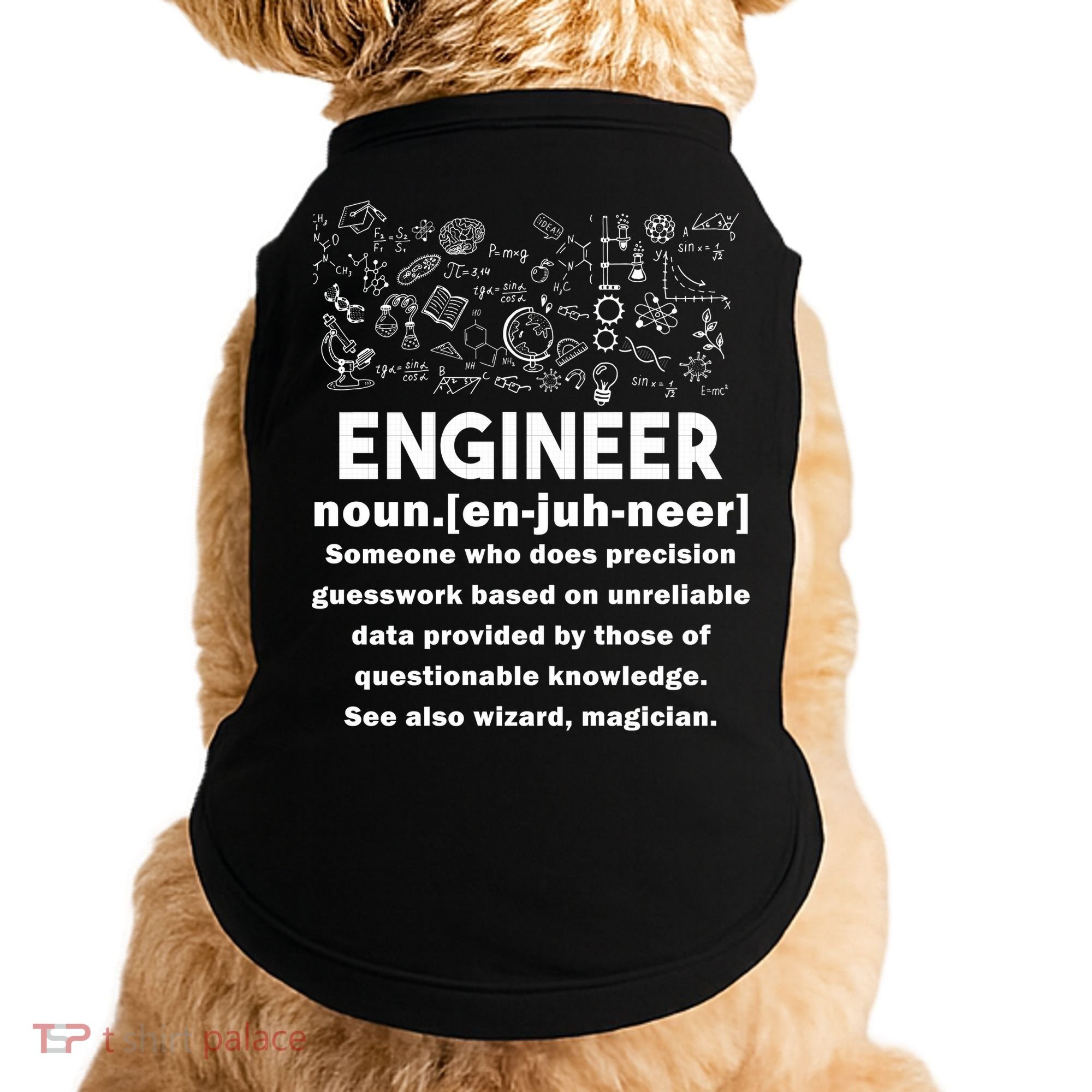 Funny Engineer Meaning Doggie Tank