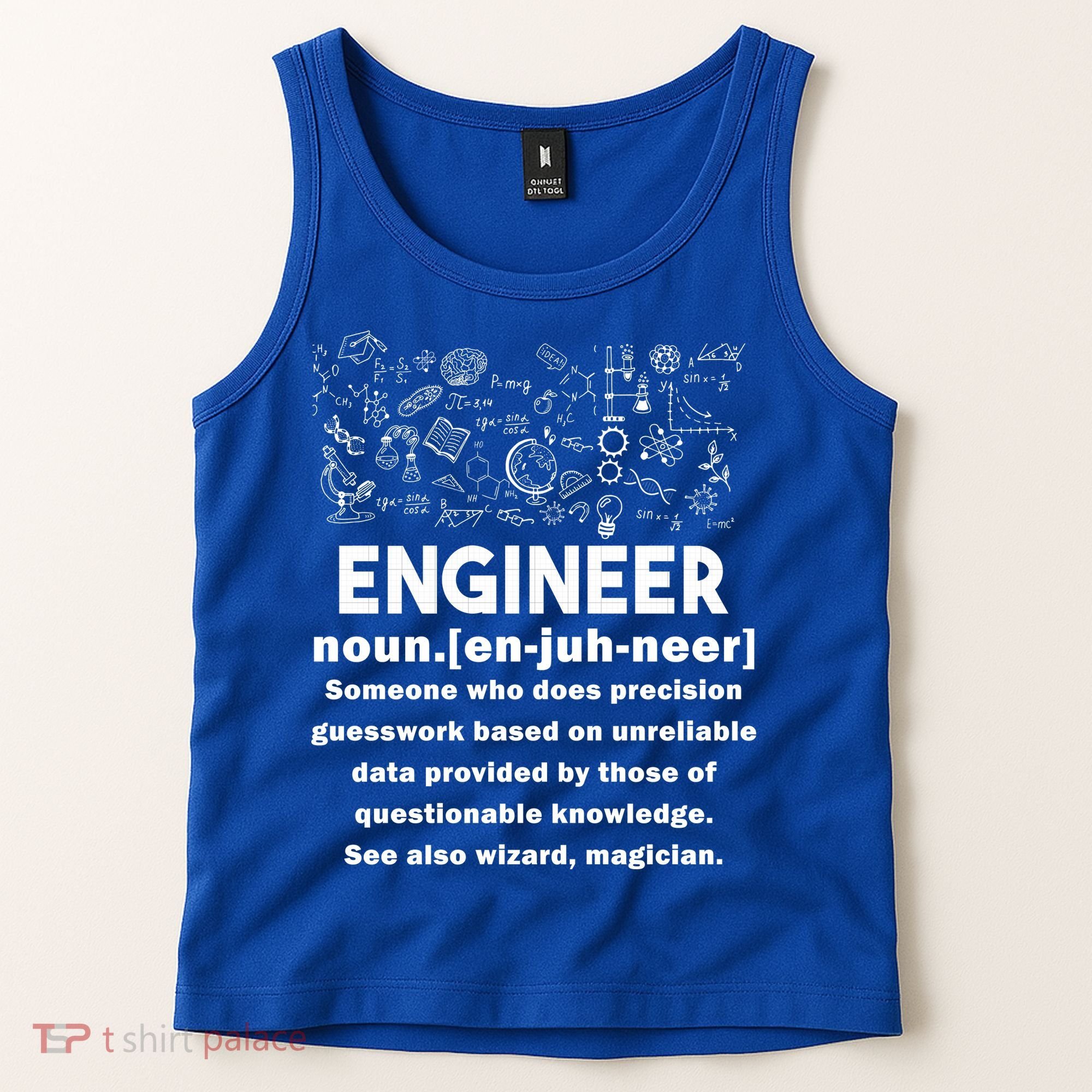 Funny Engineer Meaning Tank Top