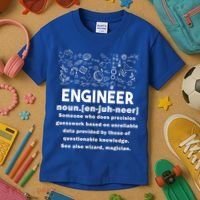 Funny Engineer Meaning Kids T-Shirt thumb 3