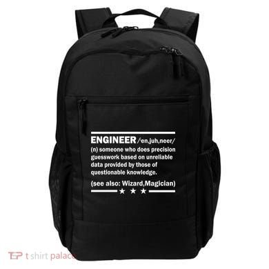 Funny Engineer Noun Definition Backpack