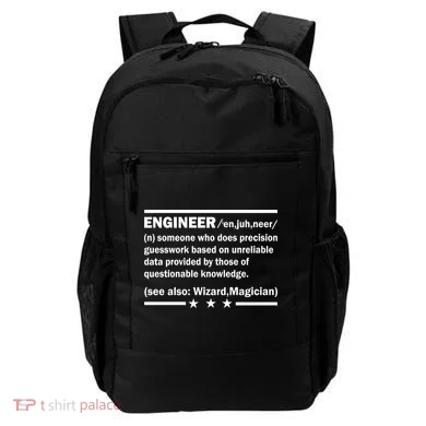 Funny Engineer Noun Definition Backpack