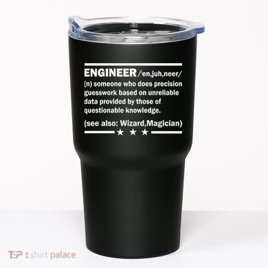 Funny Engineer Noun Definition Tumbler
