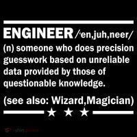 Funny Engineer Noun Definition Ornament thumb 1