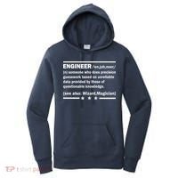 Funny Engineer Noun Definition Women's Hoodie thumb 0