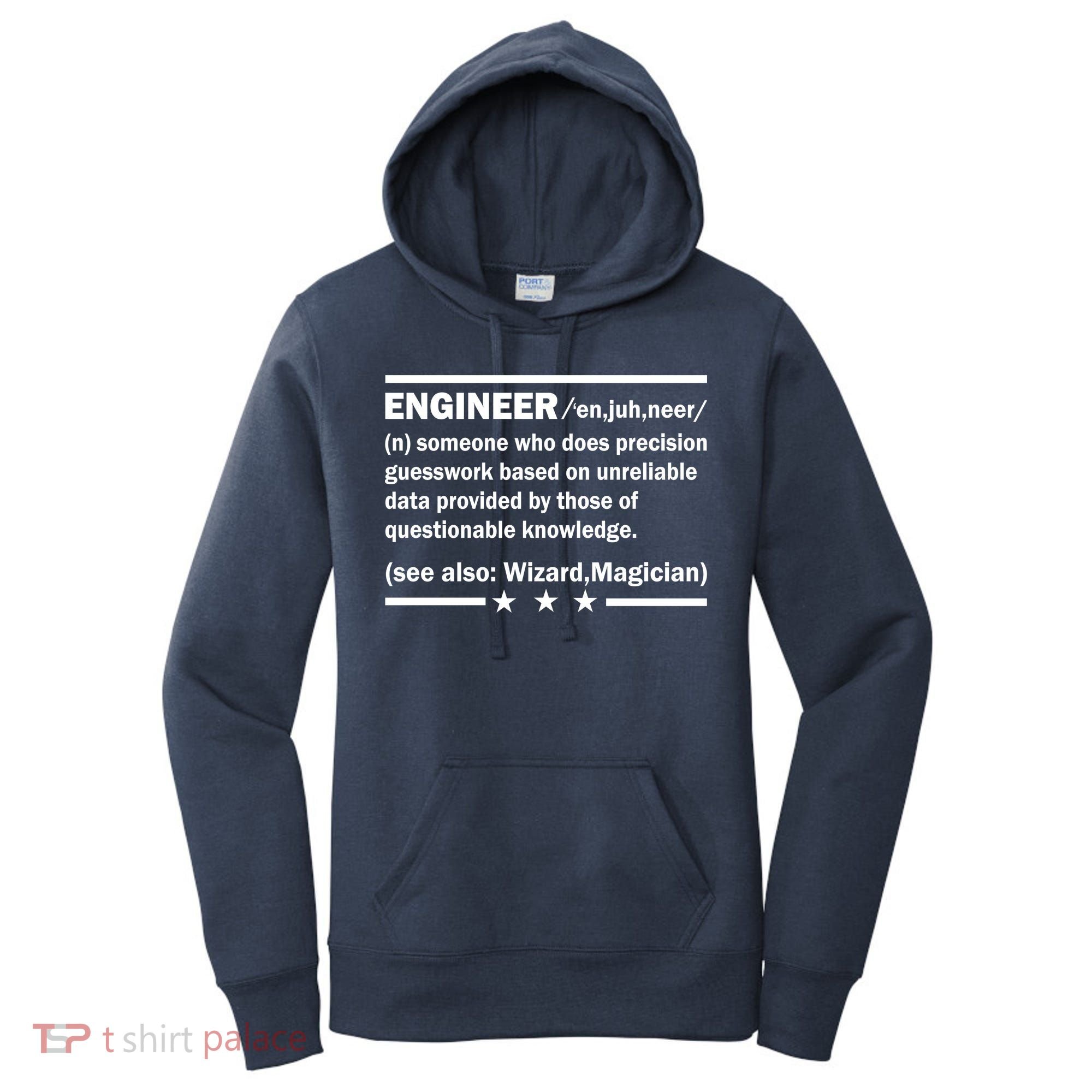 Funny Engineer Noun Definition Women's Hoodie