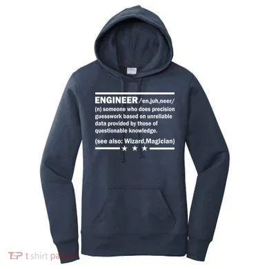 Funny Engineer Noun Definition Women's Hoodie