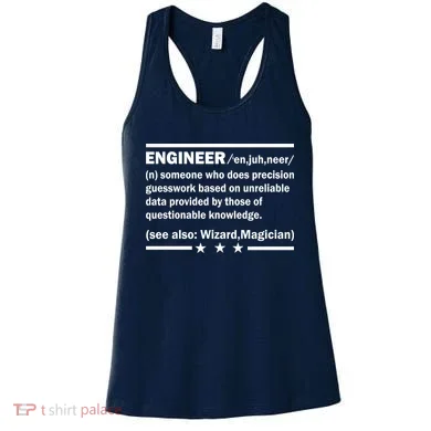 Funny Engineer Noun Definition Women's Tank Top