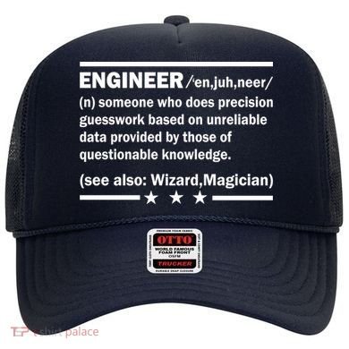 Funny Engineer Noun Definition Hat