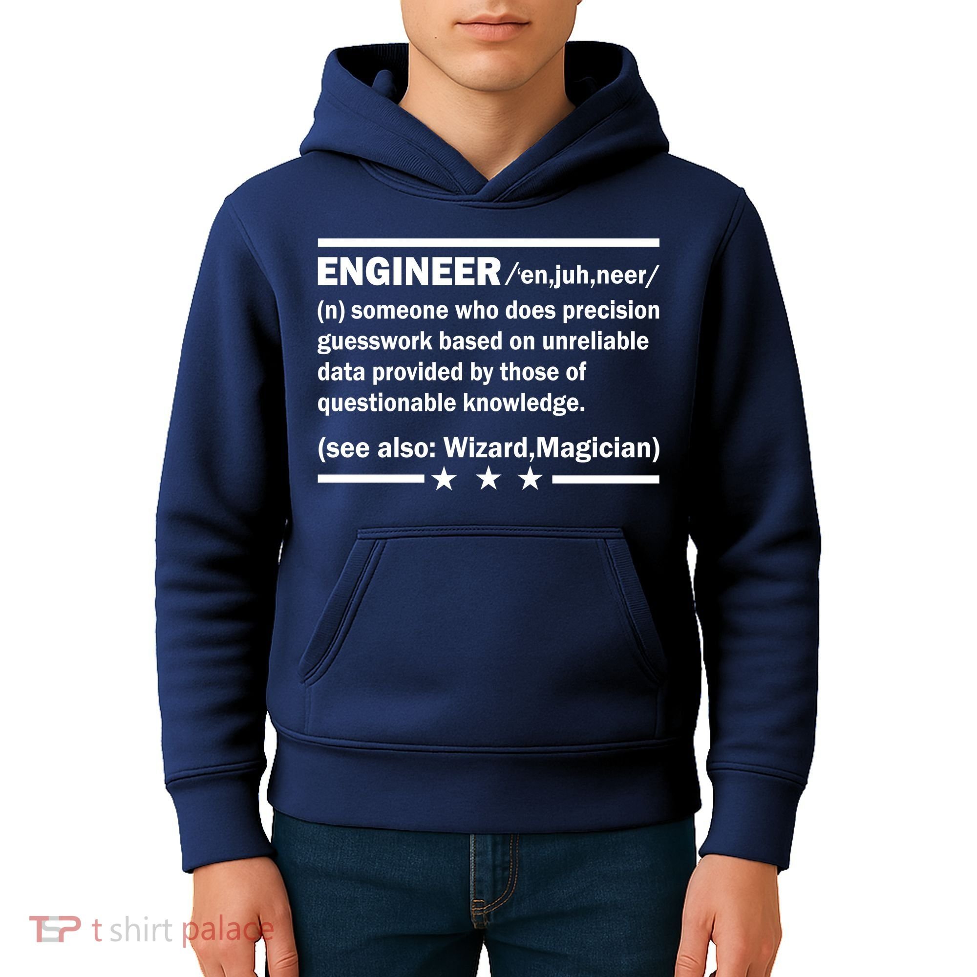 Funny Engineer Noun Definition Kids Hoodie