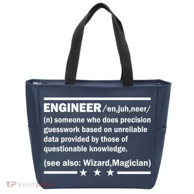 Funny Engineer Noun Definition Tote Bag