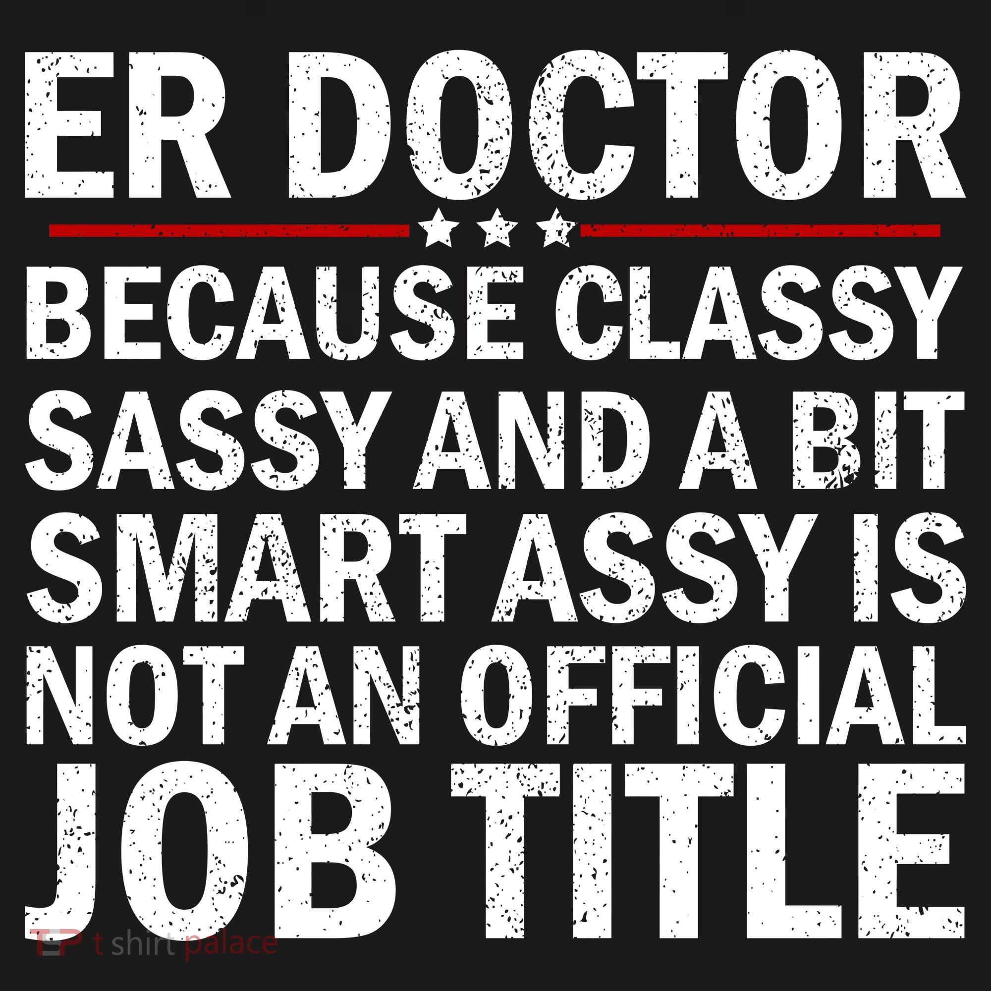 Funny Er Doctor Official Job Title Backpack