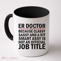 Funny Er Doctor Official Job Title Coffee Mug thumb 0
