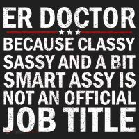 Funny Er Doctor Official Job Title Beanie thumb 2