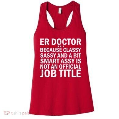 Funny Er Doctor Official Job Title Women's Tank Top