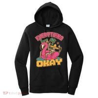 Funny Everything Is Gonna Be Okay Vacation Skeleton Women's Hoodie thumb 0