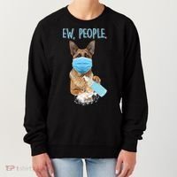 Funny Ew People Hygienic German Shepard  Women's Sweatshirt thumb 0