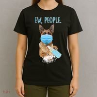 Funny Ew People Hygienic German Shepard  T-Shirt thumb 4