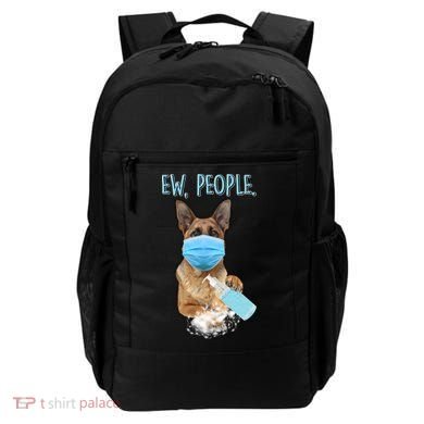 Funny Ew People Hygienic German Shepard  Backpack