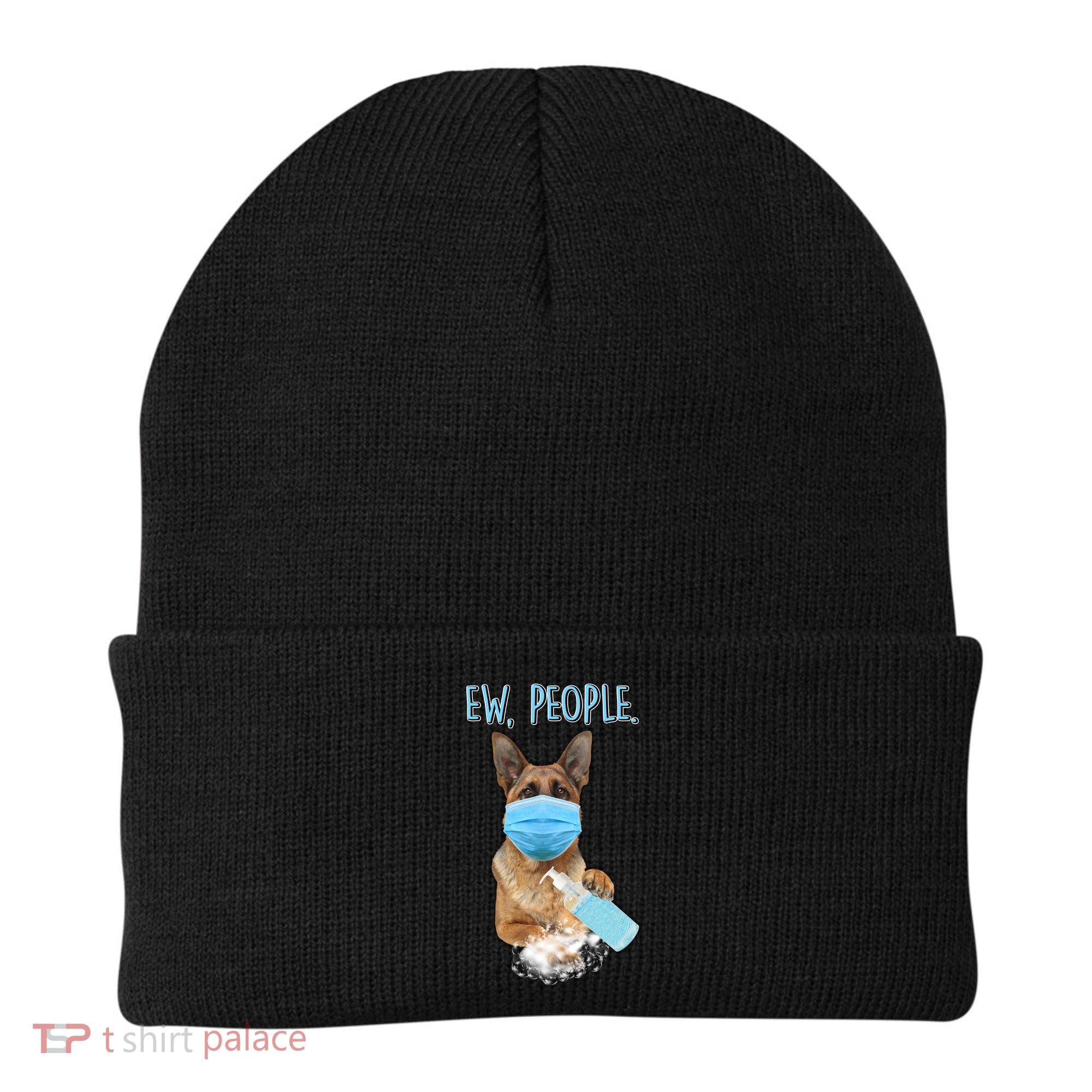 Funny Ew People Hygienic German Shepard  Beanie