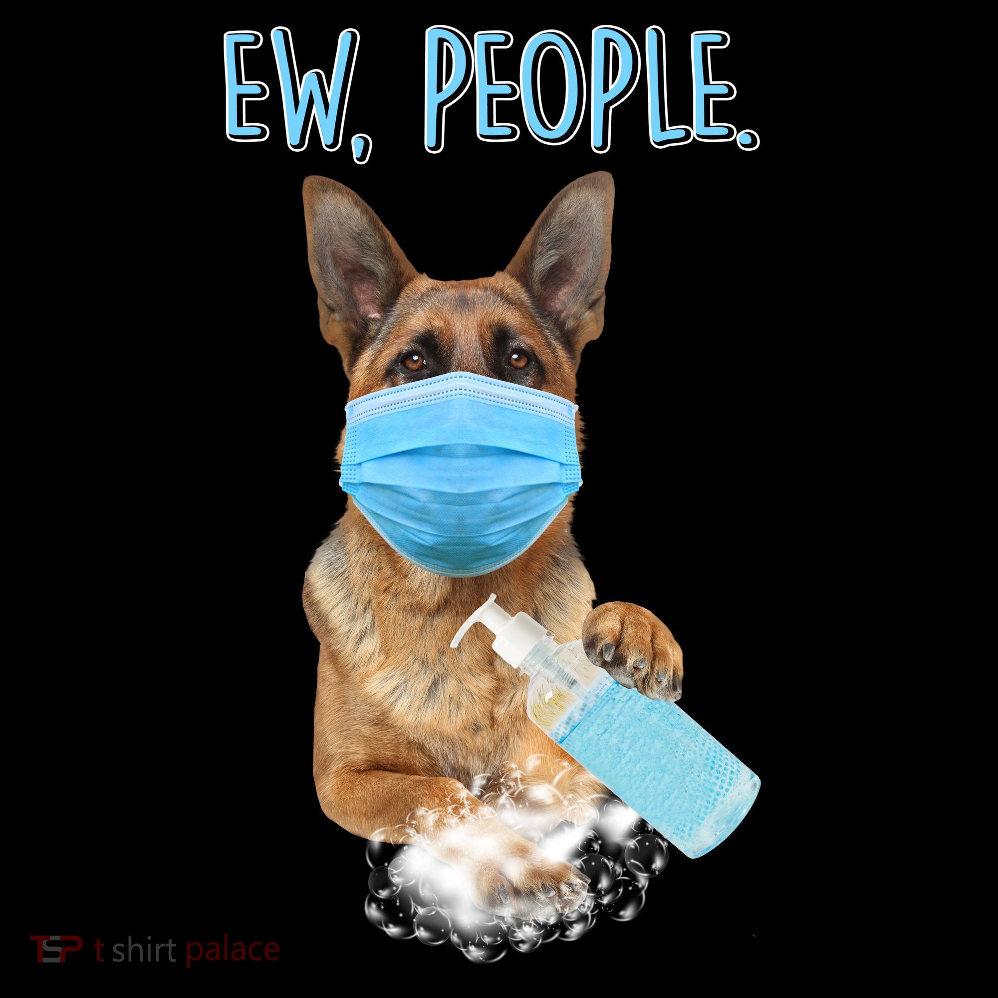 Funny Ew People Hygienic German Shepard  Women's Long Sleeve Shirt