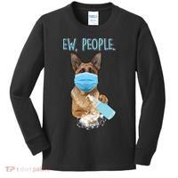 Funny Ew People Hygienic German Shepard  Kids Long Sleeve Shirt thumb 0