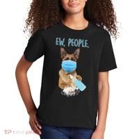 Funny Ew People Hygienic German Shepard  Kids T-Shirt thumb 2