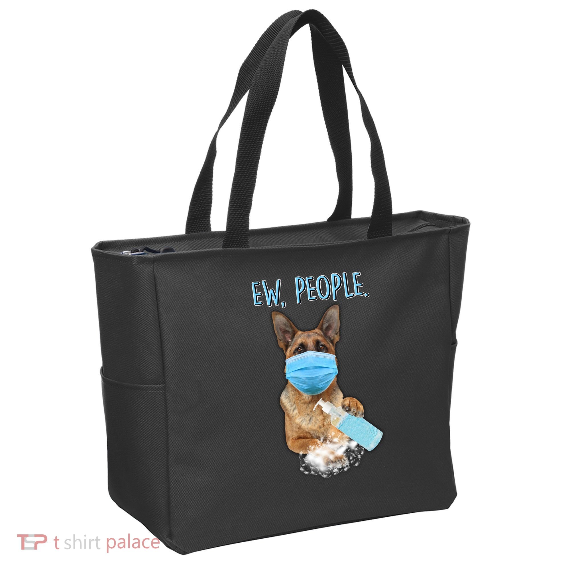 Funny Ew People Hygienic German Shepard  Tote Bag